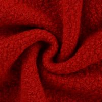 Boucle maxi / teddy rood
