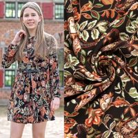 viscose crepe paisley # Btrendy 