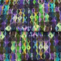 Tricot katoen digitaal print abstract paars