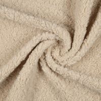 Teddy boucle gebreid beige