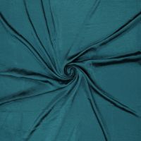 stretch silky satin washed petrol kleur 670