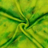 viscose satijn ecovero  digitaal geprint tie dye lime groen