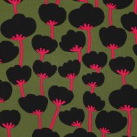 Nerida Hansen viscose ecovero lenzing poppies  #Nerida Hansen mos groen