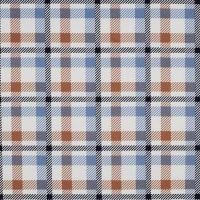 Flannel katoen ruit blauw bruin