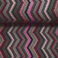 Gebreid italiaans design missoni grijs fuchsia multi