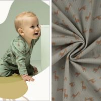 rib jersey giraffe  k47055-270 Qjutie & the qjutest