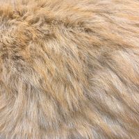 Exclusieve Imitatiebont langharig beige melange