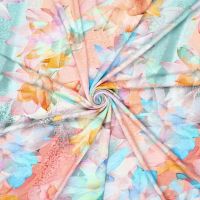 Tricot viscose spring lotus 