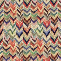 viscose twill zig zag  print beige multi colors  # My image