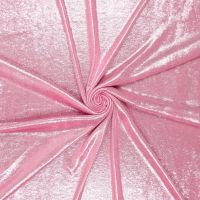 slinky jersey tricot bijoux foil metallic pink rose