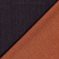 denim jeans two tone  orange