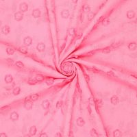 Broderie 3D bloementjes pink kleur 817