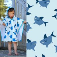 Beach towel / beach badstof haaien B-trendy