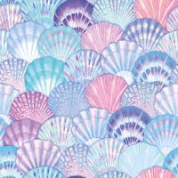 Beach towel / beach badstof schelpen