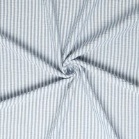 streep linnen look blauw