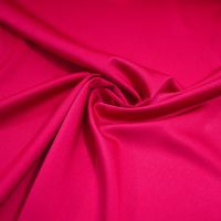 stretch crepe satijn framboos rose