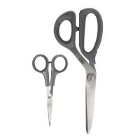 Opry scharen set  Schaar roestvrij staal 20,5 + 12,5cm grijs 