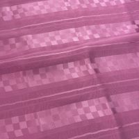 Coupon 305x110 zijde exclusieve oud roze voile jacquard(deadstock)