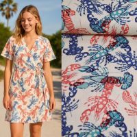 Linnen viscose lobster