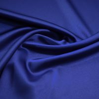 Stretch satijn  p25-9 kleur royal blue / kobalt blauw