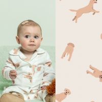 Katoen flannel hondjes Qjutie&the Qjutest