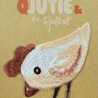 Strijk applicatie kip Qjutie qjutie & the qjutest