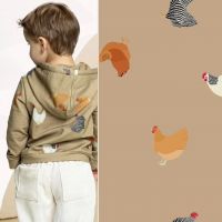 french terry brushed kippen beige  Qjutie&the Qjutest