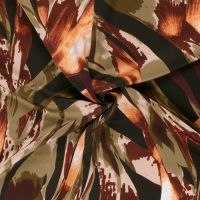 satijn duchesse bedrukt bordeaux rood groen # My Image