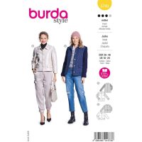 Burda patroon 5799 geel - Jacket maat 36-46