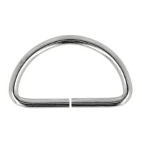 D ring nikkel / zilver 40mm