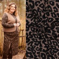  viscose stretch panter print / luipaard #poppy meets pomme