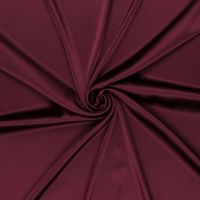 zijde stretch satijn bordeaux rood