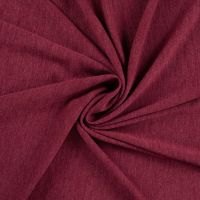 Merino wool jersey bordeaux rood melange