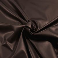 Super Soft Vegan Leather/ kunstleer stretch donker bruin