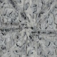 imitatie bont / fake fur animal grijs