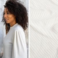 Rib jersey glitter ivory #My image