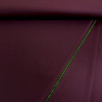 Stretch Wol double face satin Exclusieve Italiaanse stof  kleur 6017 bordeaux rood