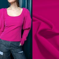Bi-Stretch Fine Crêpe / Comfort stretch 4-way– A La Ville cerise kleur 638