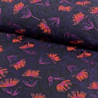 Exclusieve jacquard brocaat paars cerise orange / A la ville  