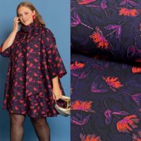 Exclusieve jacquard brocaat paars cerise orange / A la ville  