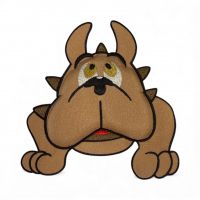 Strijk applicatie 3D hond 19.104 Mono-Quick Maxi