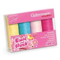 Gütermann 713324-1 Cute and Pink Naaigarenset 4x100m