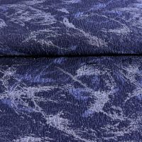 Exclusieve jacquard brokaat  metallic royal blue