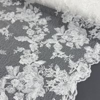 bruidskant ivory  met glitter pailletten 2899-110 uitlopend