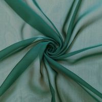 Chiffon silk touch kleur 105 petrol / zee groen
