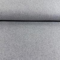 Exclusieve Italiaanse wol visgraat tweed ijs blauw melange