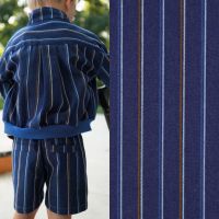 Denim stripes Poppy meets pomme