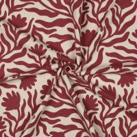 Swaeterstof natural flowers Poppy meets pomme