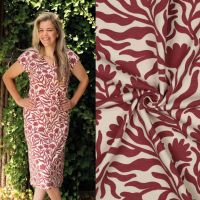 Swaeterstof natural flowers Poppy meets pomme