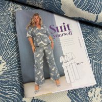 Exclusieve gebloemde  jacquard  A La Ville / knipmode januari